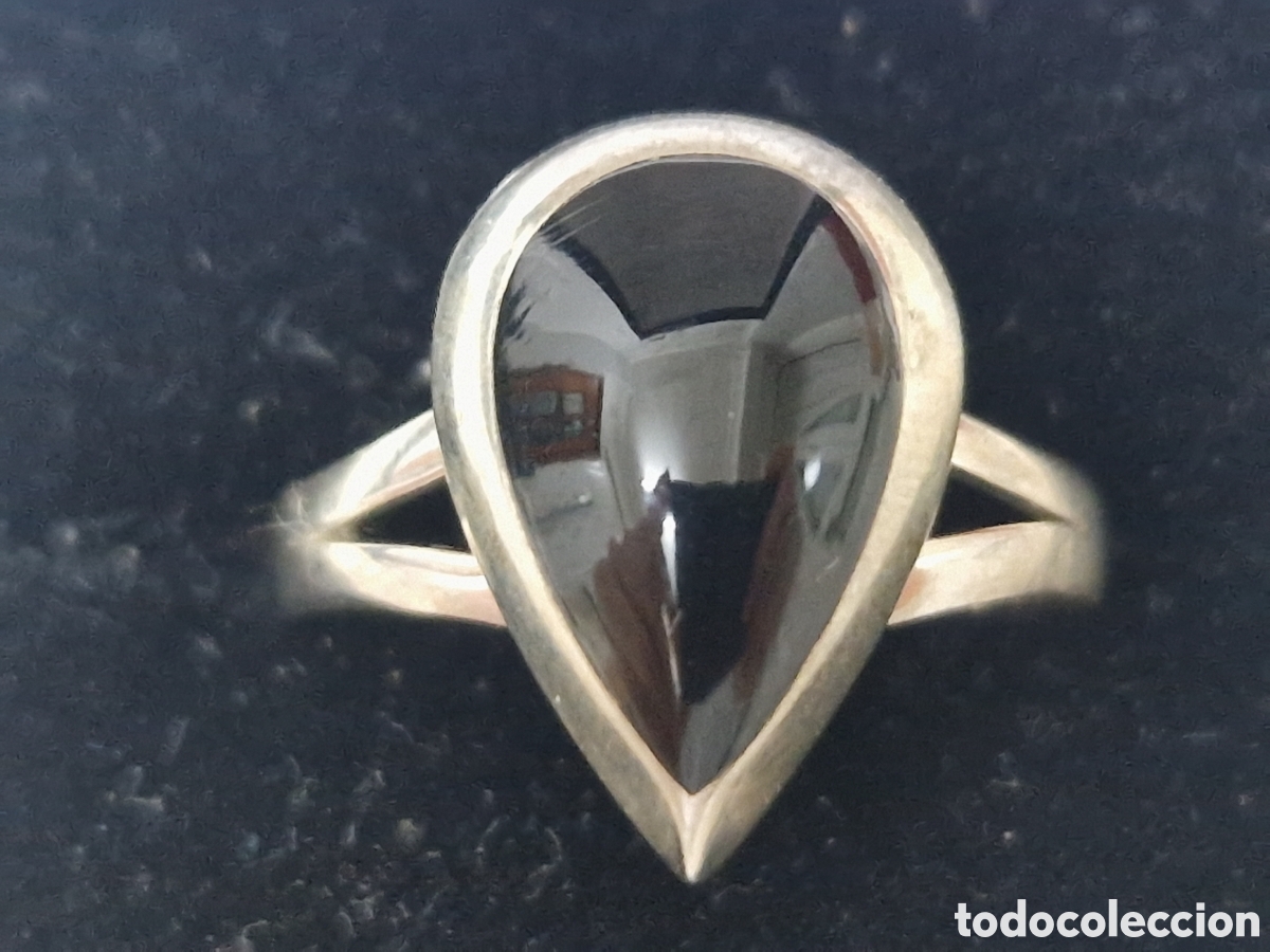 Joyeria: ANILLO EN PLATA DE LEY Y ONIX - Foto 2