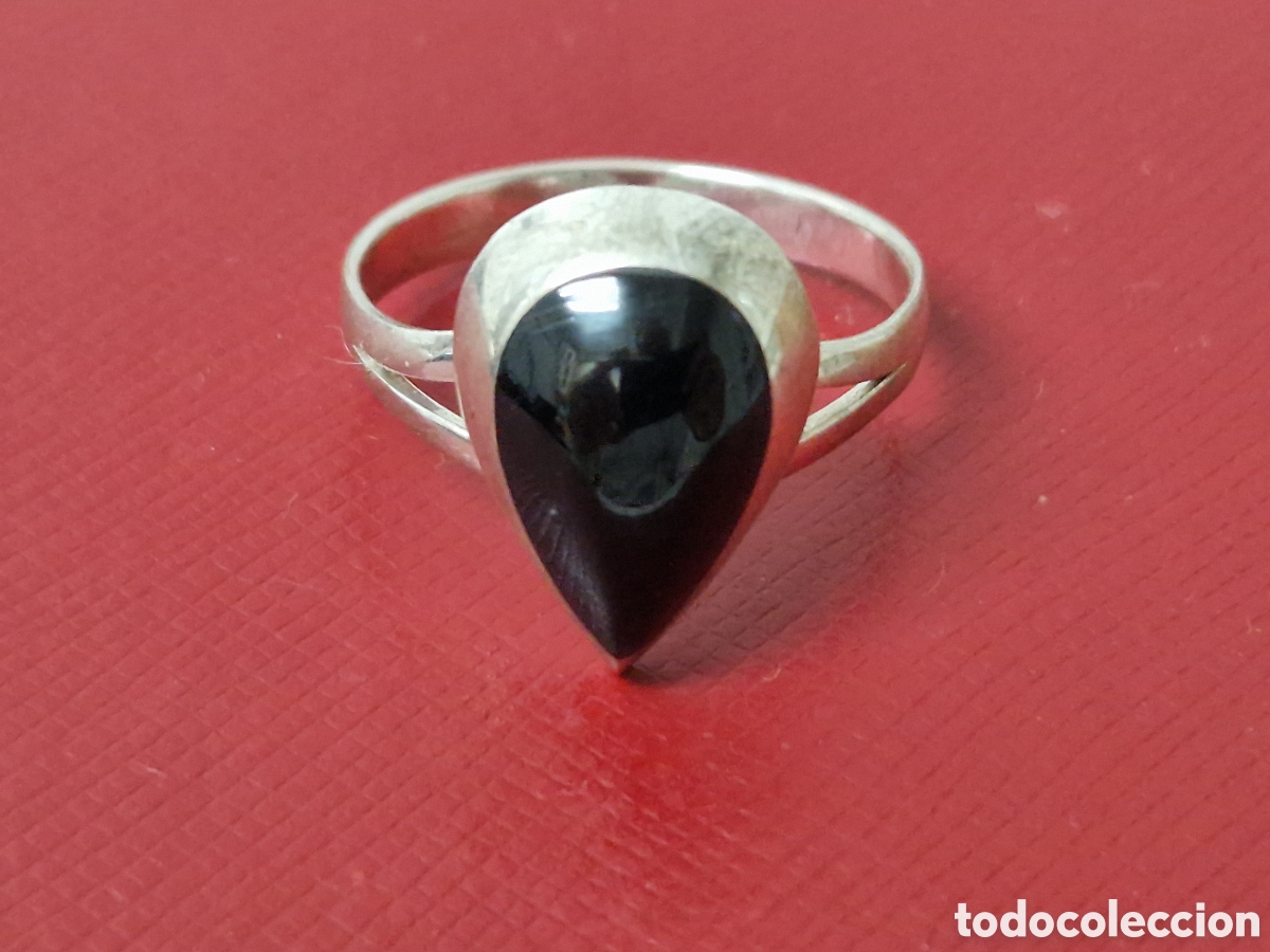 Joyeria: ANILLO EN PLATA DE LEY Y ONIX - Foto 5