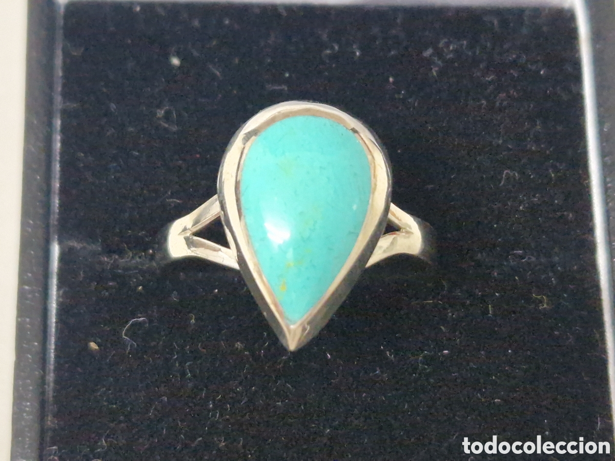 Joyeria: ANILLO DE PLATA Y TURQUESA - Foto 3