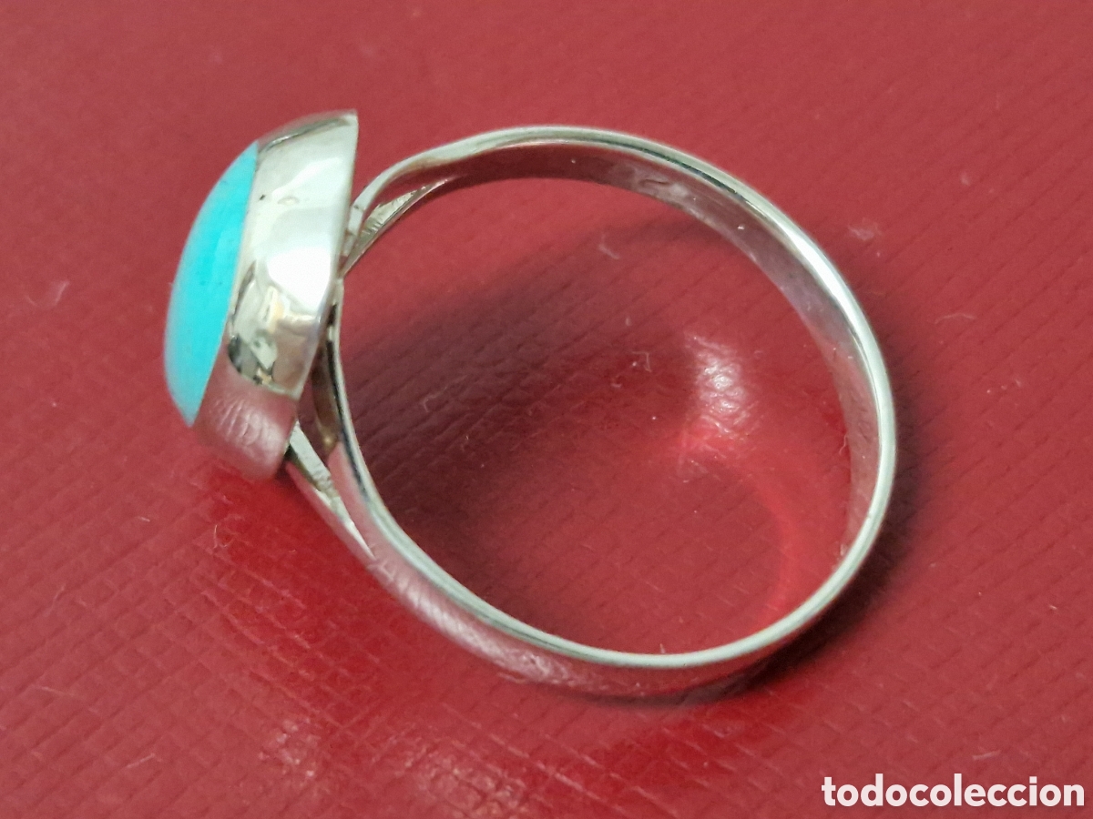 Joyeria: ANILLO DE PLATA Y TURQUESA - Foto 5
