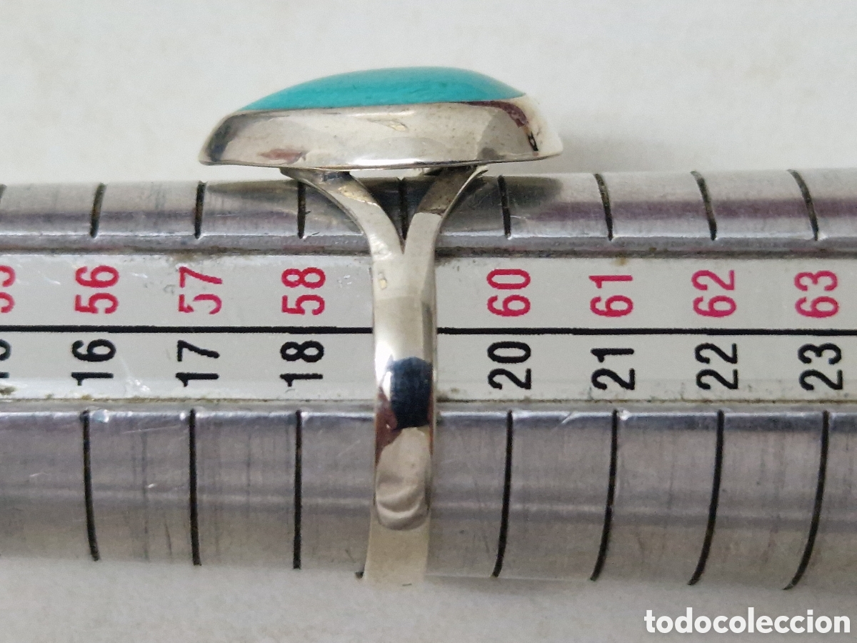 Joyeria: ANILLO DE PLATA Y TURQUESA - Foto 7