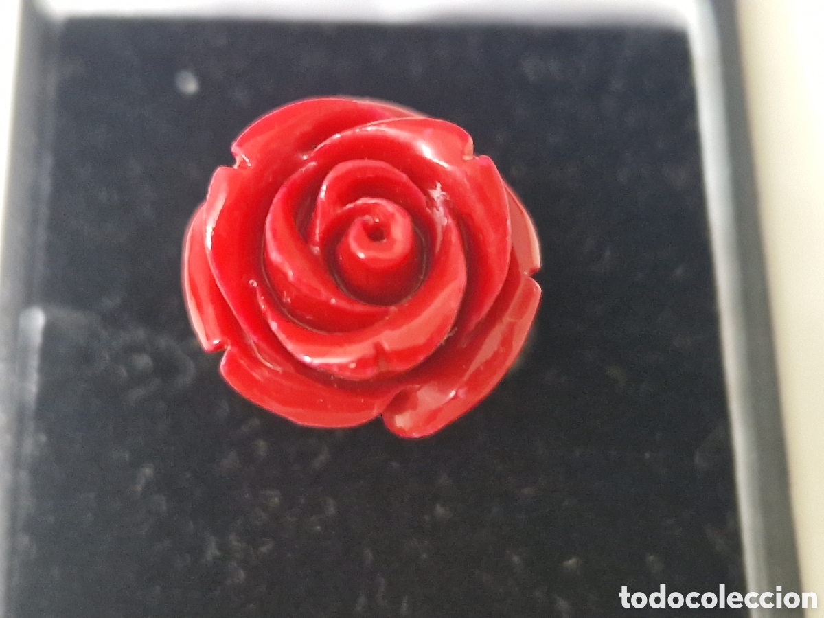 Joyeria: ANILLO PLATA DE LEY ROSA ROJA - Foto 1