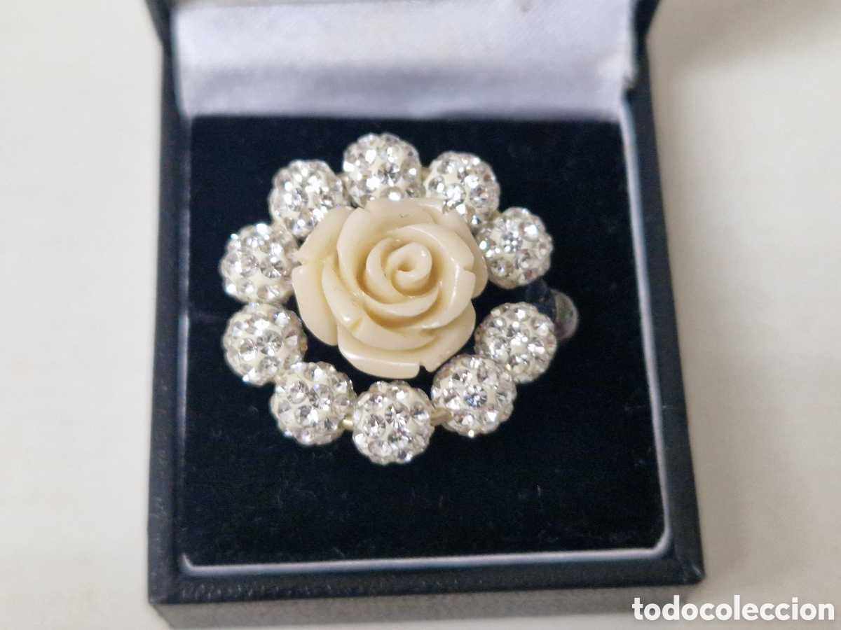 Joyeria: ANILLO EN PLATA Y ROSA BLANCA - Foto 1
