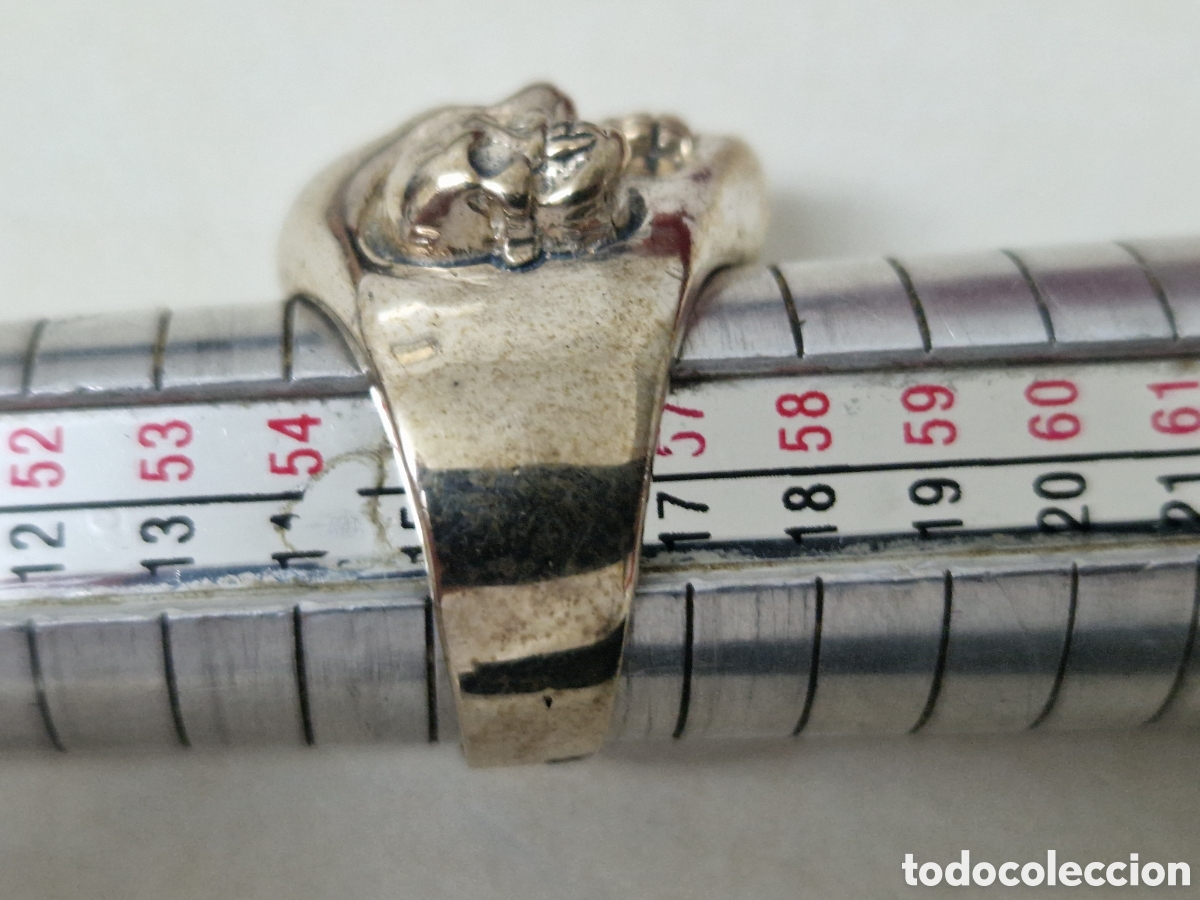 Joyeria: ANILLO EN PLATA DE LEY CALAVERA - Foto 8
