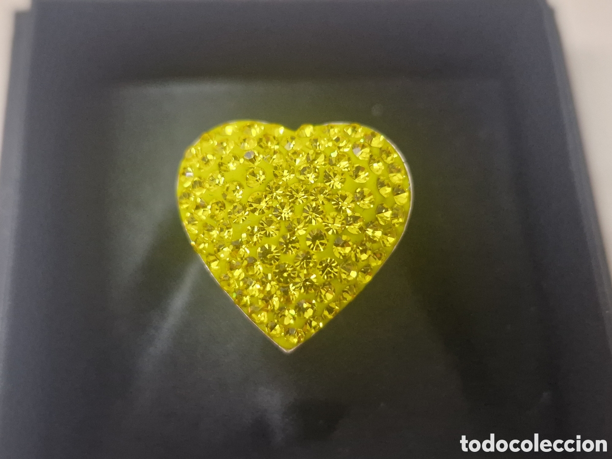 Joyeria: ANILLO EN PLATA DE LEY Y CRISTALES AMARILLOS - Foto 3