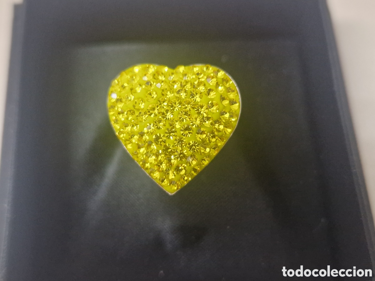 Joyeria: ANILLO EN PLATA DE LEY Y CRISTALES AMARILLOS - Foto 1