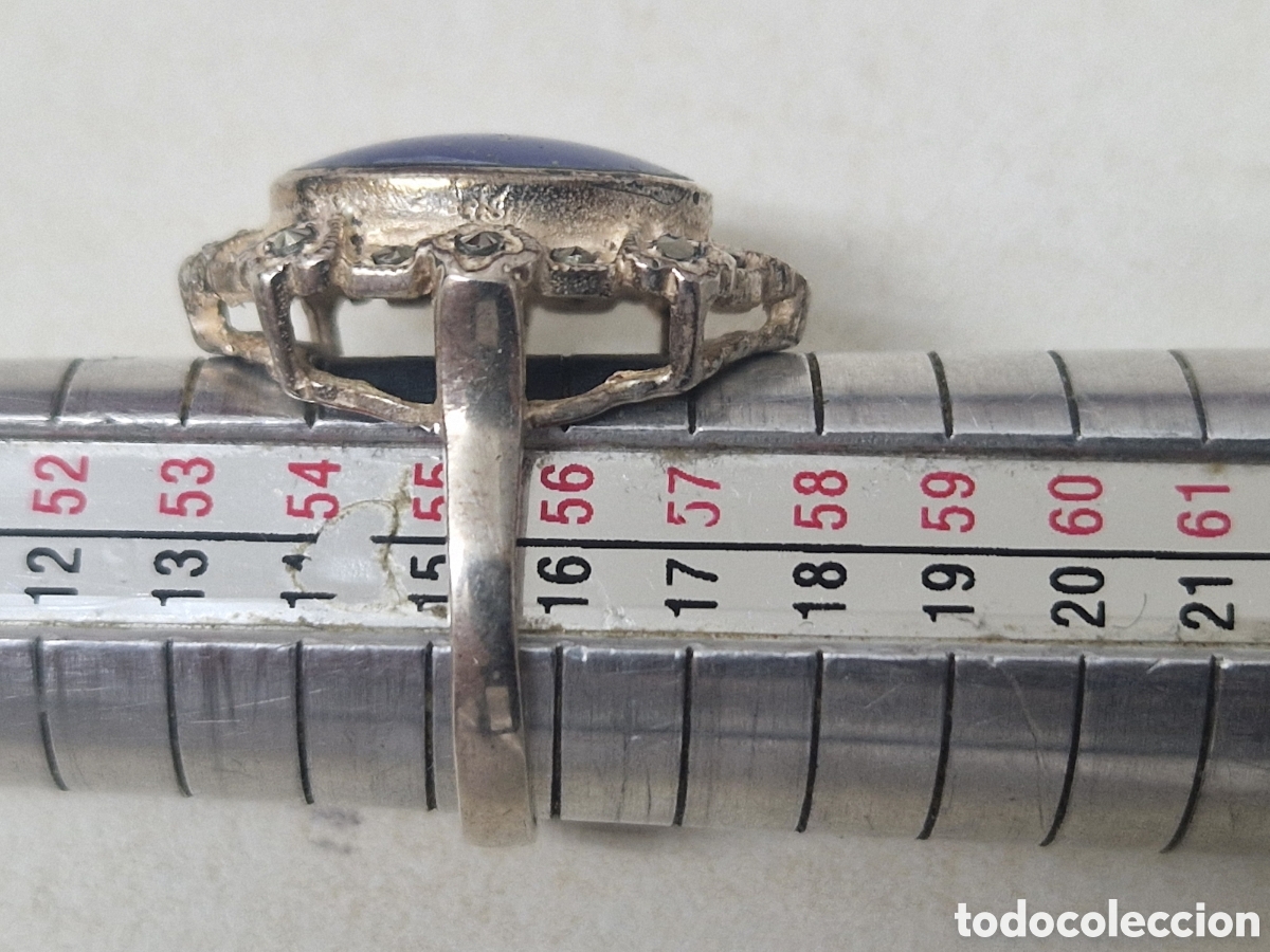 Joyeria: ANILLO EN PLATA Y LAPISZULI NUEVO - Foto 8