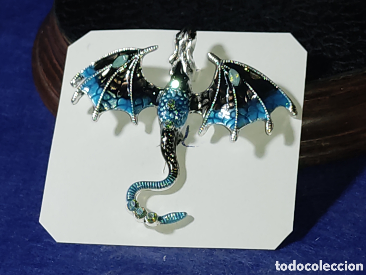 Joyeria: Broche Drag&oacute;n esmaltado con circonitas - Foto 2