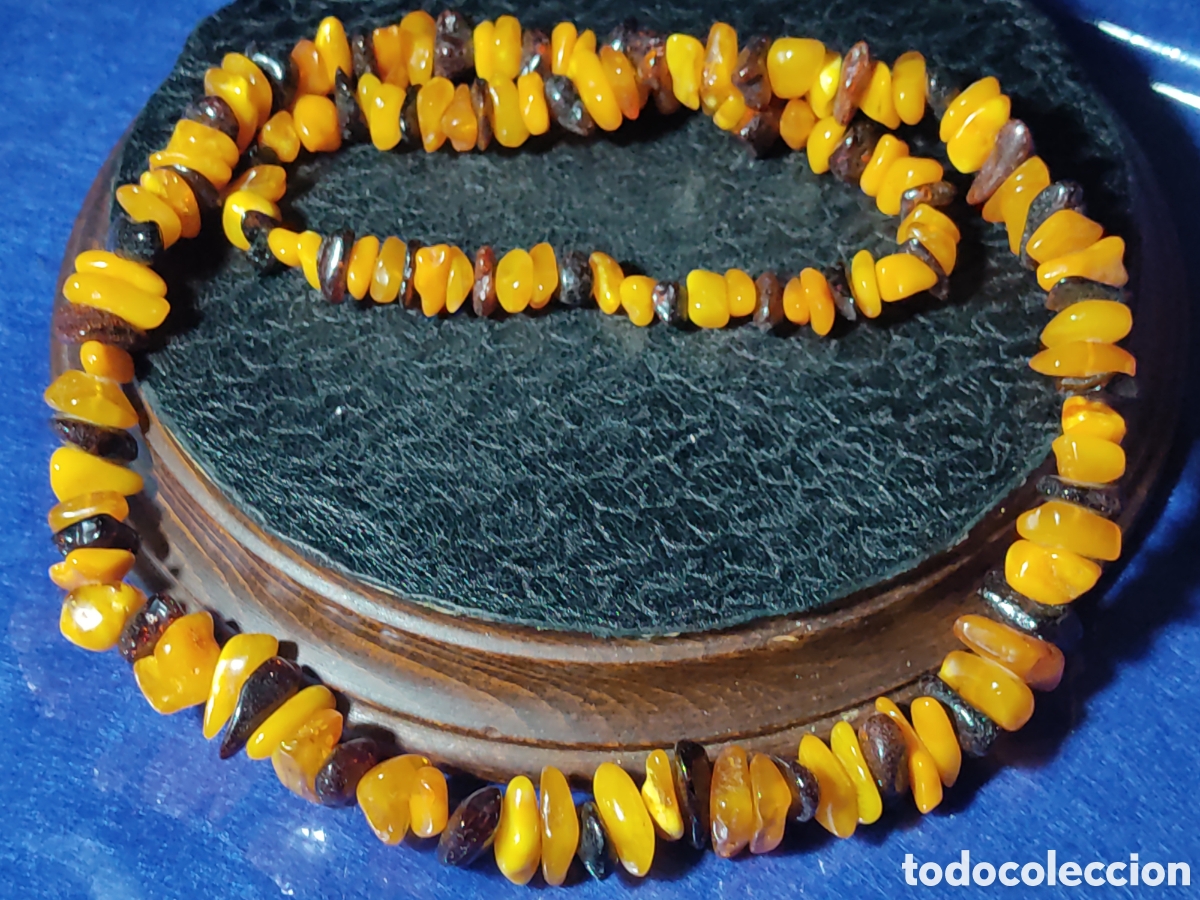 Joyeria: Collar de &aacute;mbar del B&aacute;ltico original.A&ntilde;os 70. - Foto 2