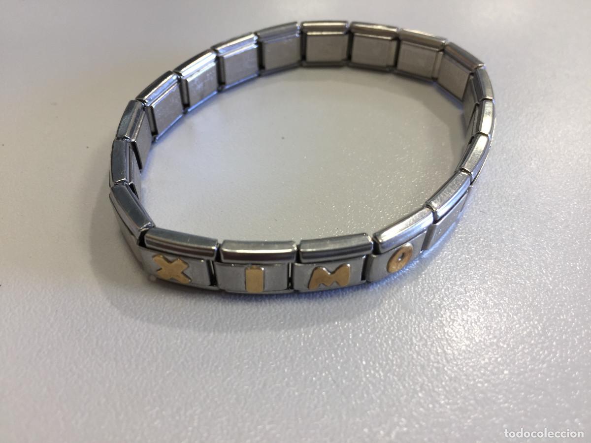 Joyeria: PULSERA DE ACERO INOXIDABLE Y LETRAS EN ORO - Foto 10