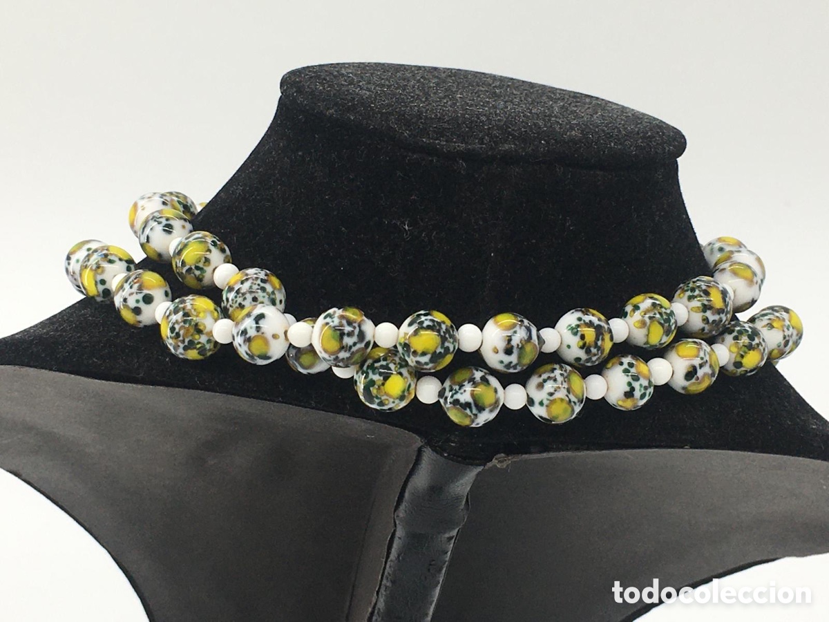 Joyeria: collar de bolas en porcelana - Foto 3
