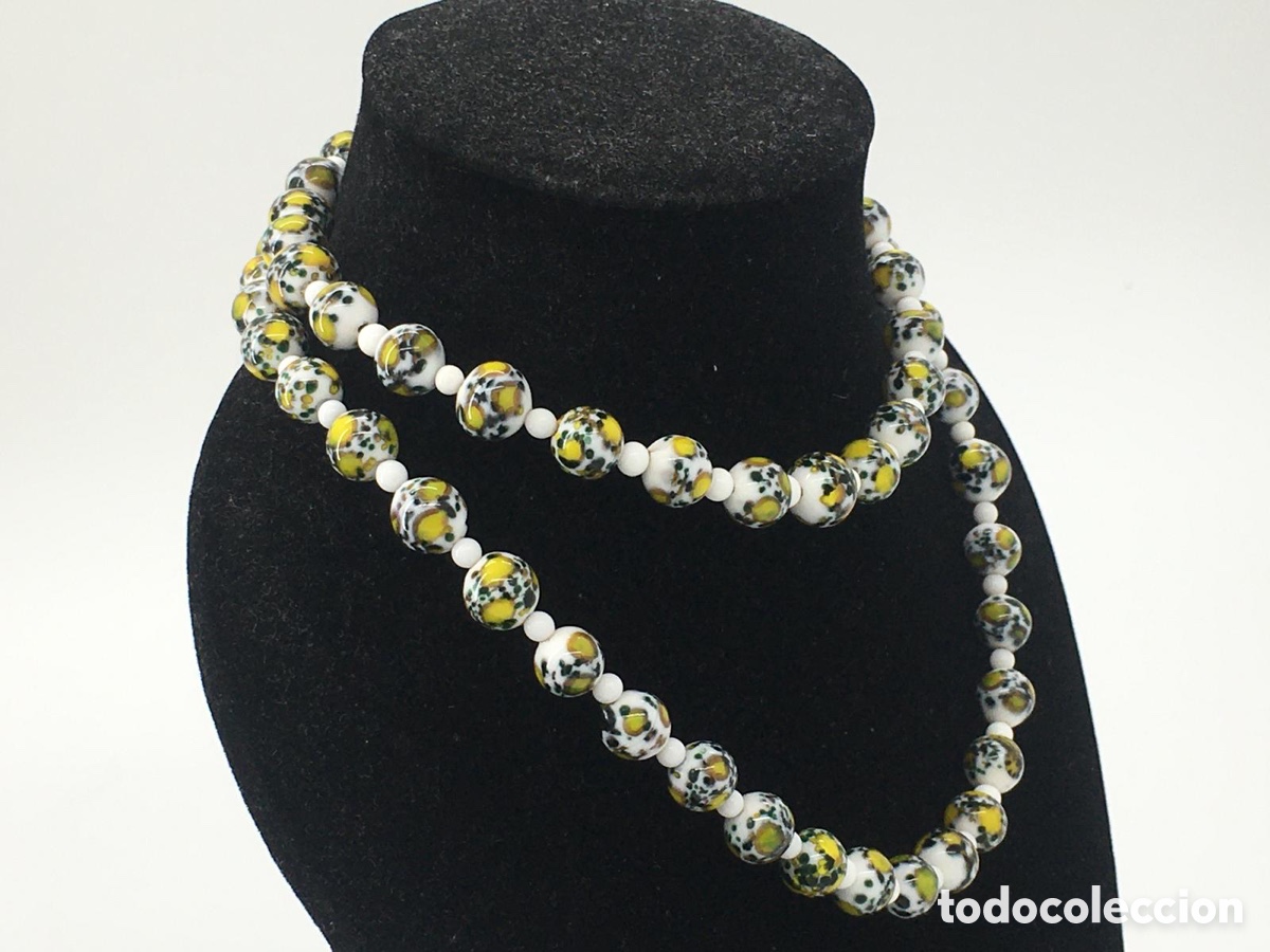 Joyeria: collar de bolas en porcelana - Foto 4