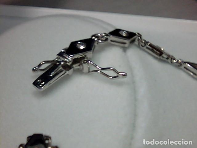 Joyeria: pulsera rombitos 18 kts y diamantes - Foto 6