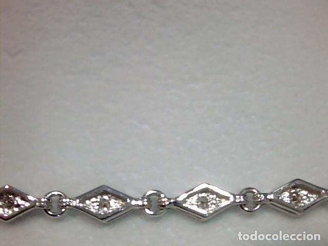 Joyeria: pulsera rombitos 18 kts y diamantes - Foto 7
