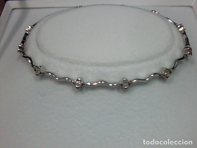Joyeria: pulsera oro blanco 18 kts con diamantes - Foto 1