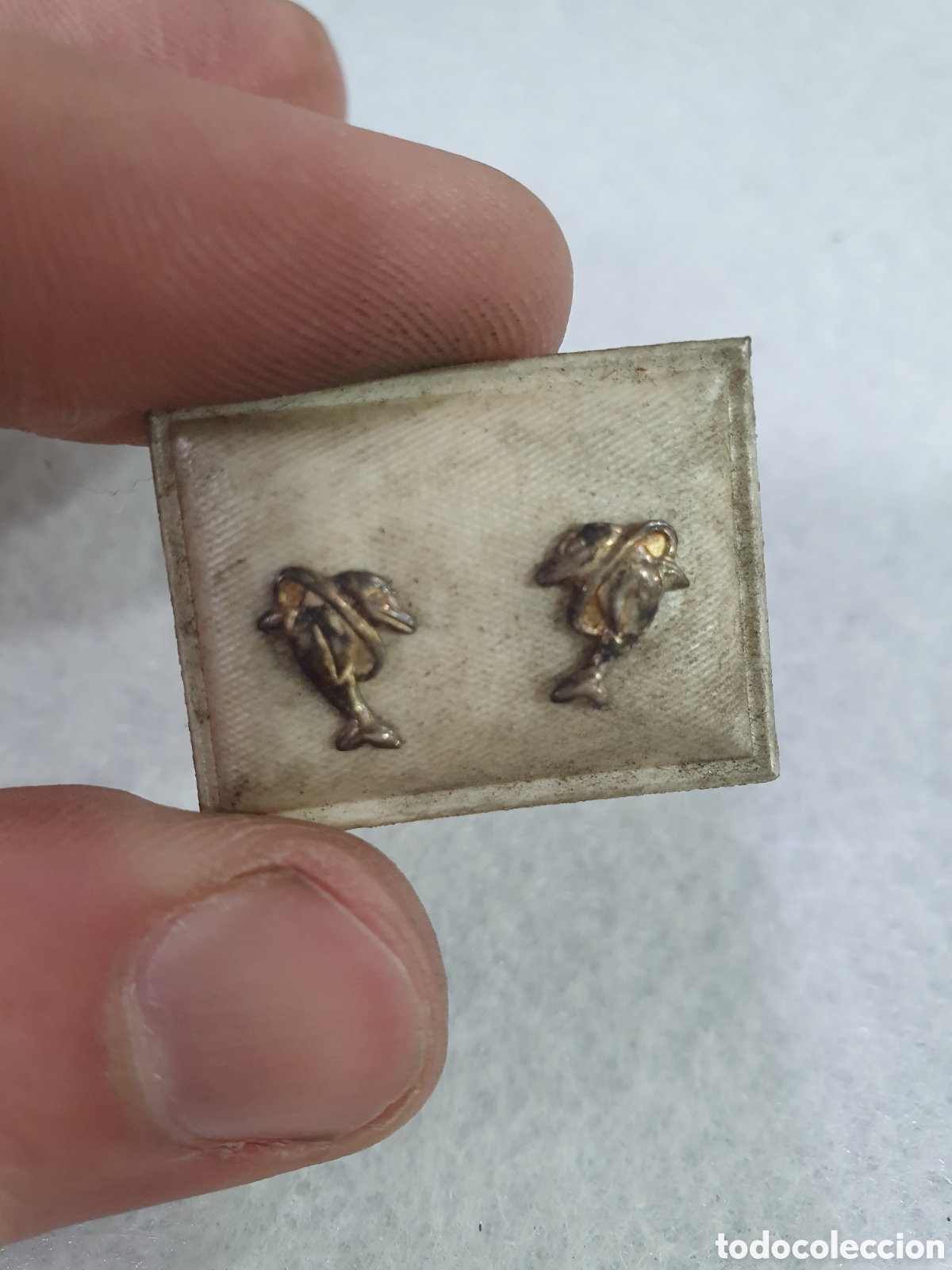 Joyeria: Pendientes plata de ley. Delfines. (L39) - Foto 1