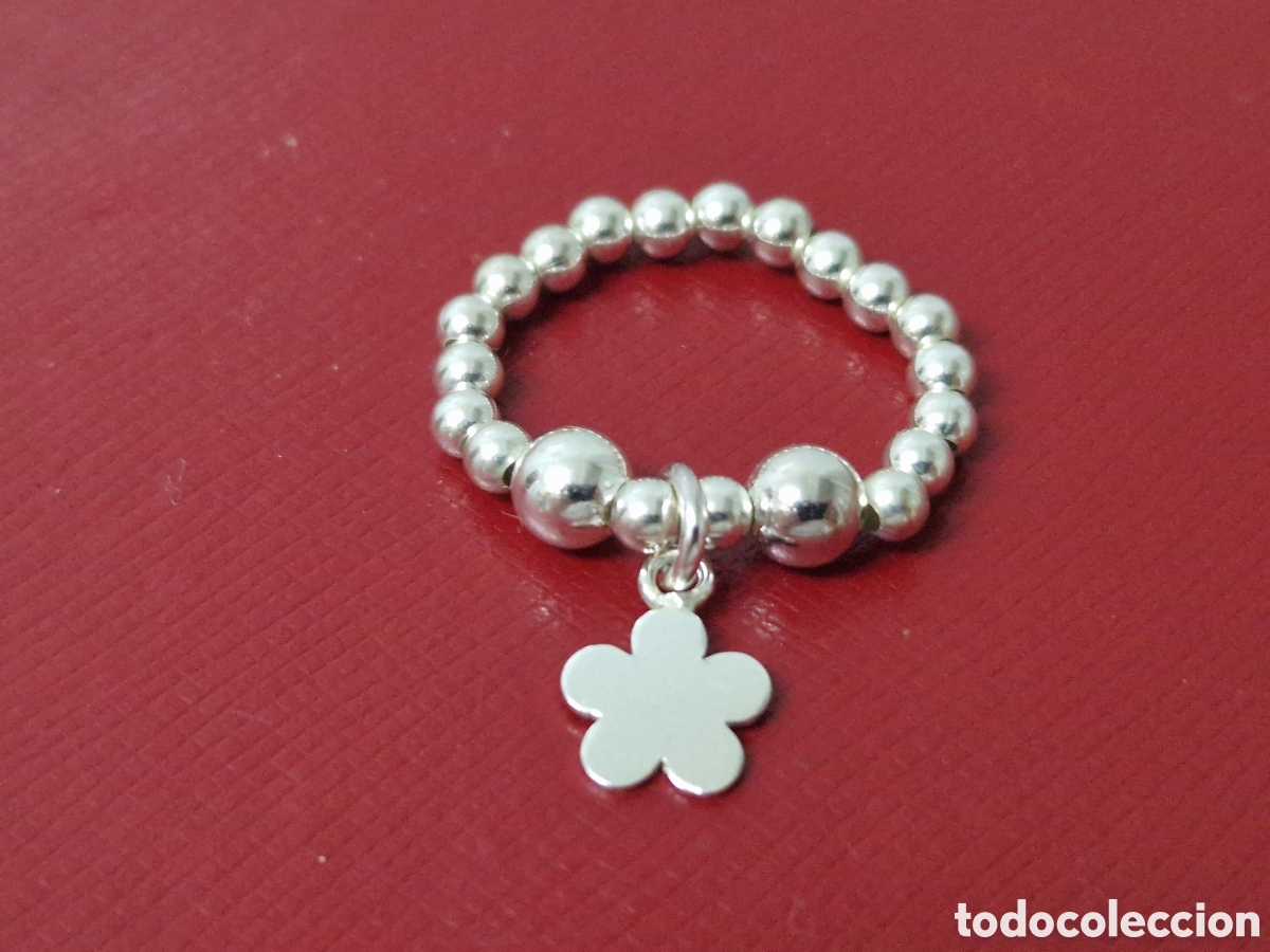 Joyeria: ANILLO DE PLATA DE LEY DE BOLAS EXTENSIBLE - Foto 6