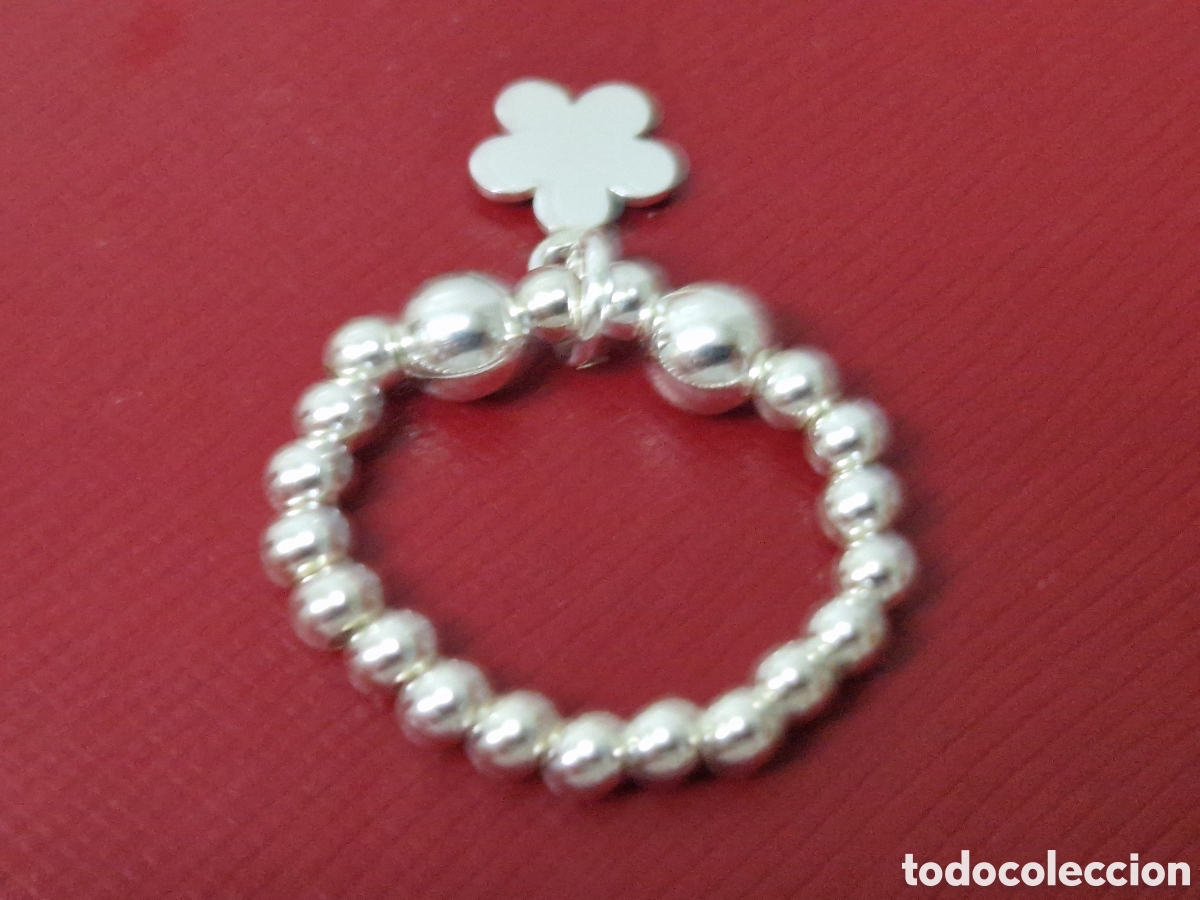 Joyeria: ANILLO DE PLATA DE LEY DE BOLAS EXTENSIBLE - Foto 7