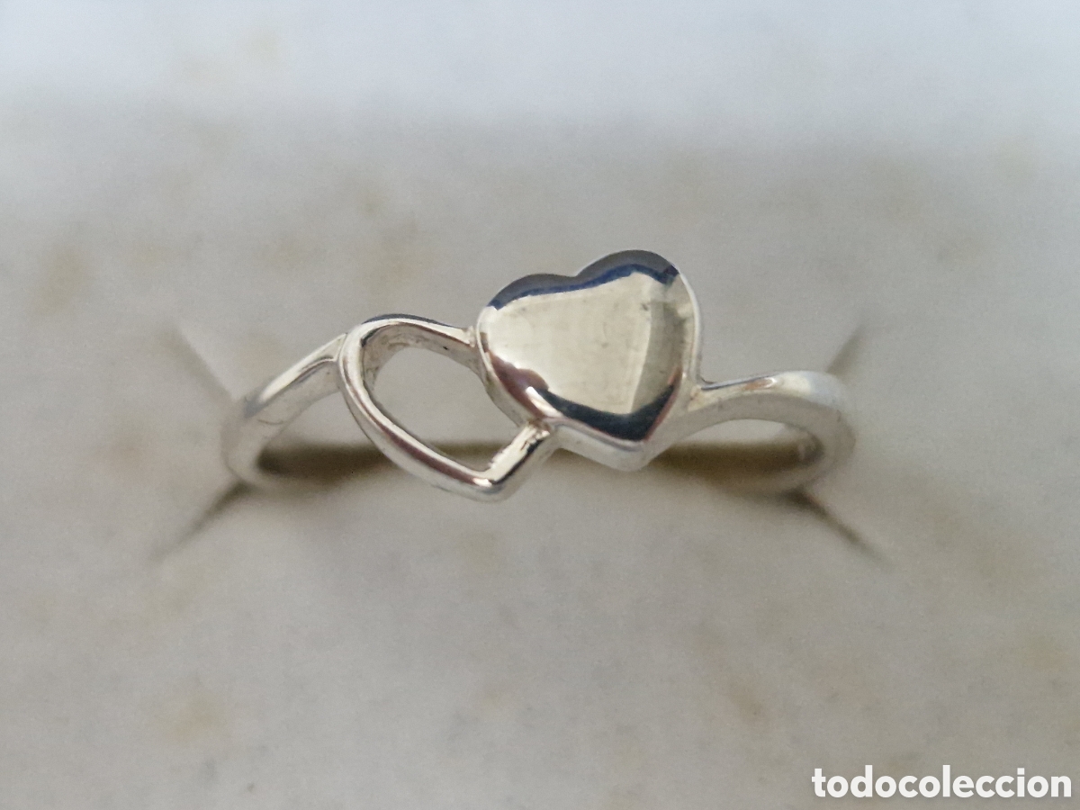 Joyeria: ANILLO DE PLATA EN FORMA CORAZON NUEVO - Foto 3