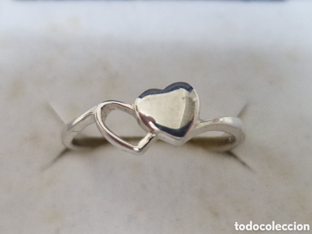 Joyeria: ANILLO DE PLATA EN FORMA CORAZON NUEVO - Foto 4
