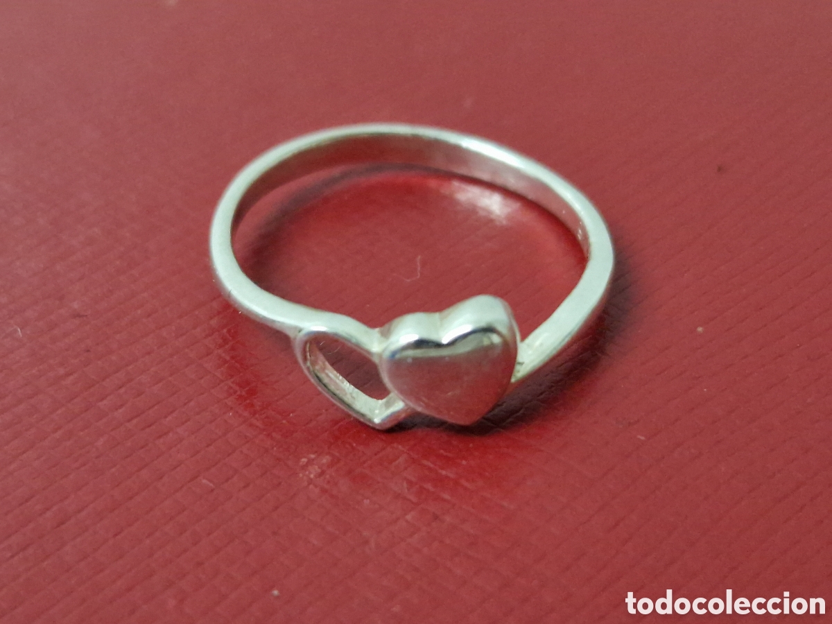 Joyeria: ANILLO DE PLATA EN FORMA CORAZON NUEVO - Foto 5