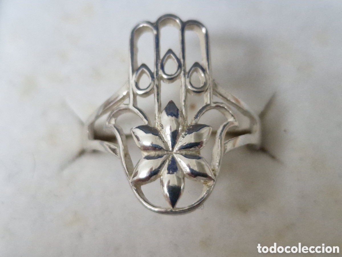 Joyeria: ANILLO DE PLATA DE LEY FORMA DE MANO NUEVO - Foto 4