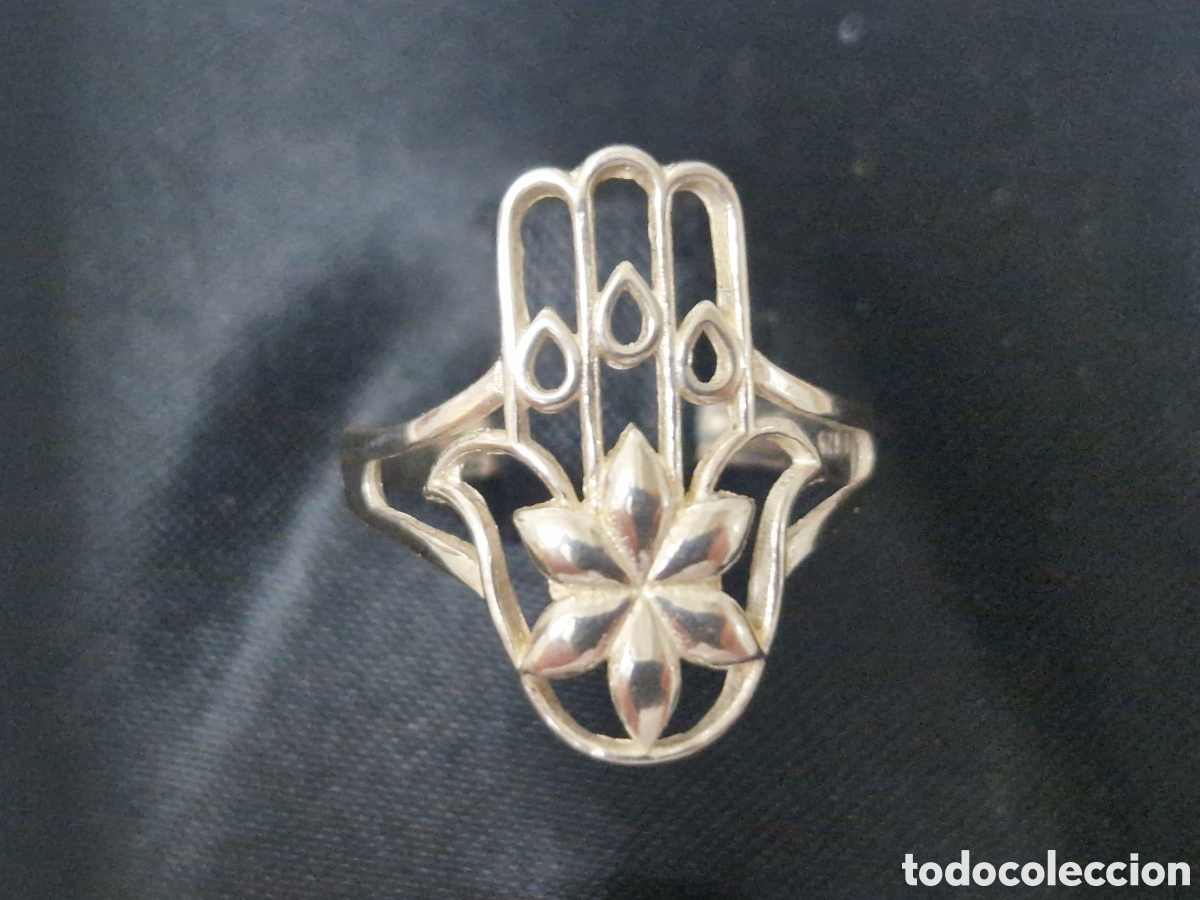 Joyeria: ANILLO DE PLATA DE LEY FORMA DE MANO NUEVO - Foto 6