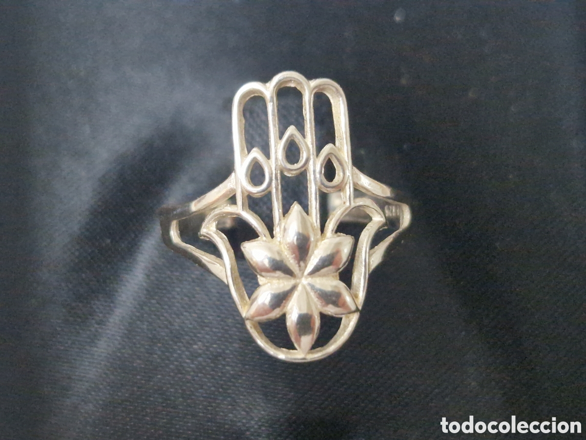 Joyeria: ANILLO DE PLATA DE LEY FORMA DE MANO NUEVO - Foto 7