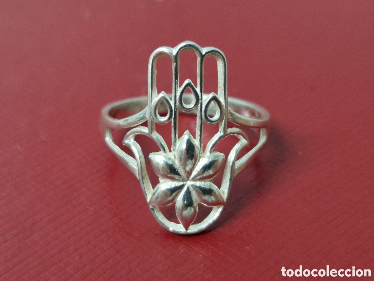 Joyeria: ANILLO DE PLATA DE LEY FORMA DE MANO NUEVO - Foto 10