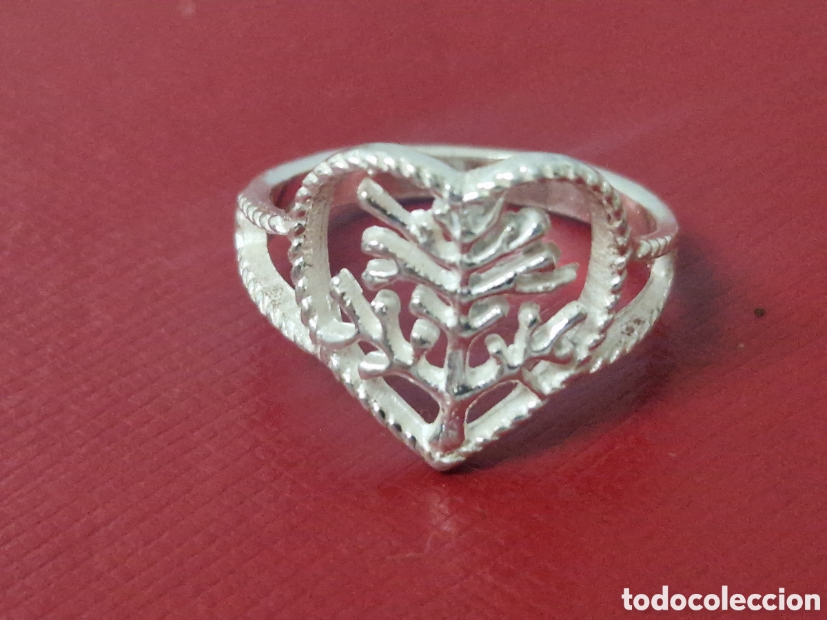 Joyeria: ANILLO EN PLATA DE LEY EN FORMA DE CORAZON - Foto 2