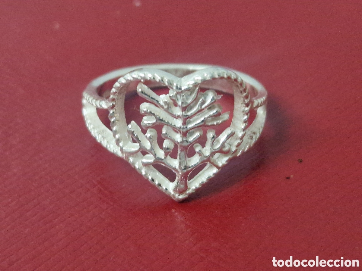 Joyeria: ANILLO EN PLATA DE LEY EN FORMA DE CORAZON - Foto 4