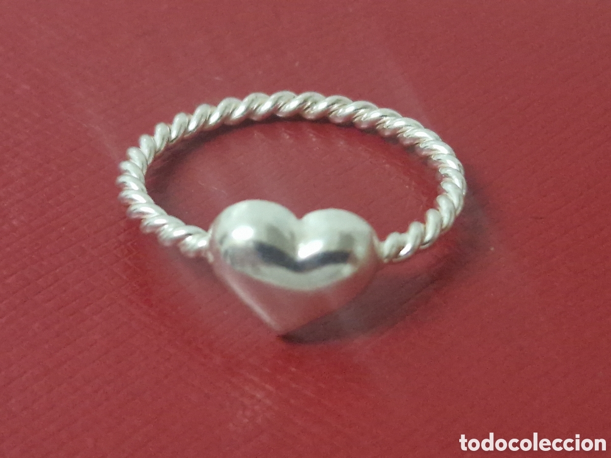 Joyeria: ANILLO DE PLATA DE LEY EN FORMA DE CORAZON - Foto 3