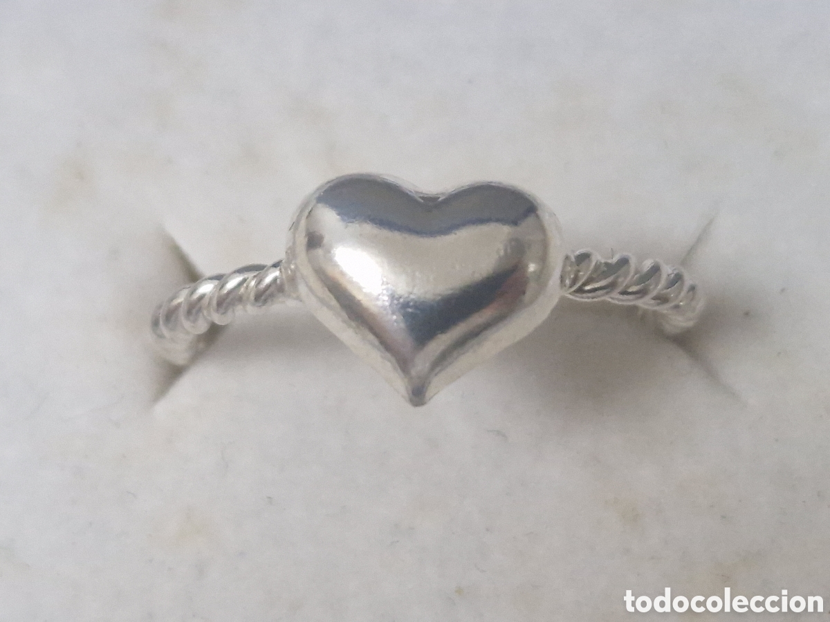 Joyeria: ANILLO DE PLATA DE LEY EN FORMA DE CORAZON - Foto 4