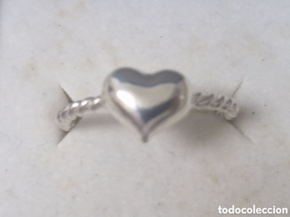 Joyeria: ANILLO DE PLATA DE LEY EN FORMA DE CORAZON - Foto 1