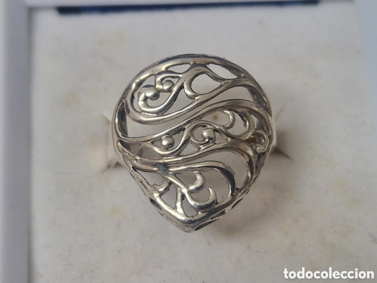 Joyeria: ANILLO DE PLATA DE LEY EN FORMA DE CORAZON - Foto 2