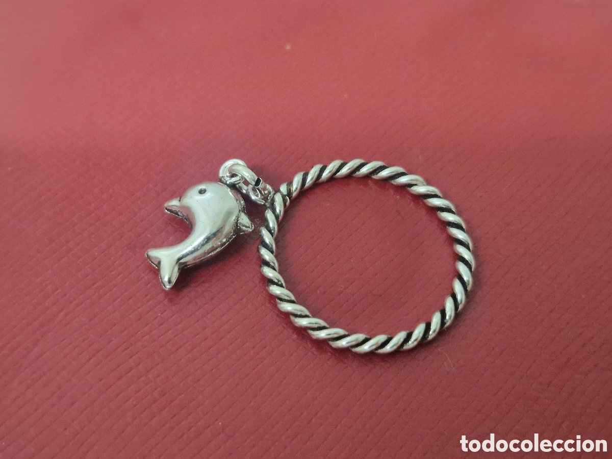 Joyeria: ANILLO EN PLATA DE LEY DELFIN NUEVO ESTRENAR - Foto 5