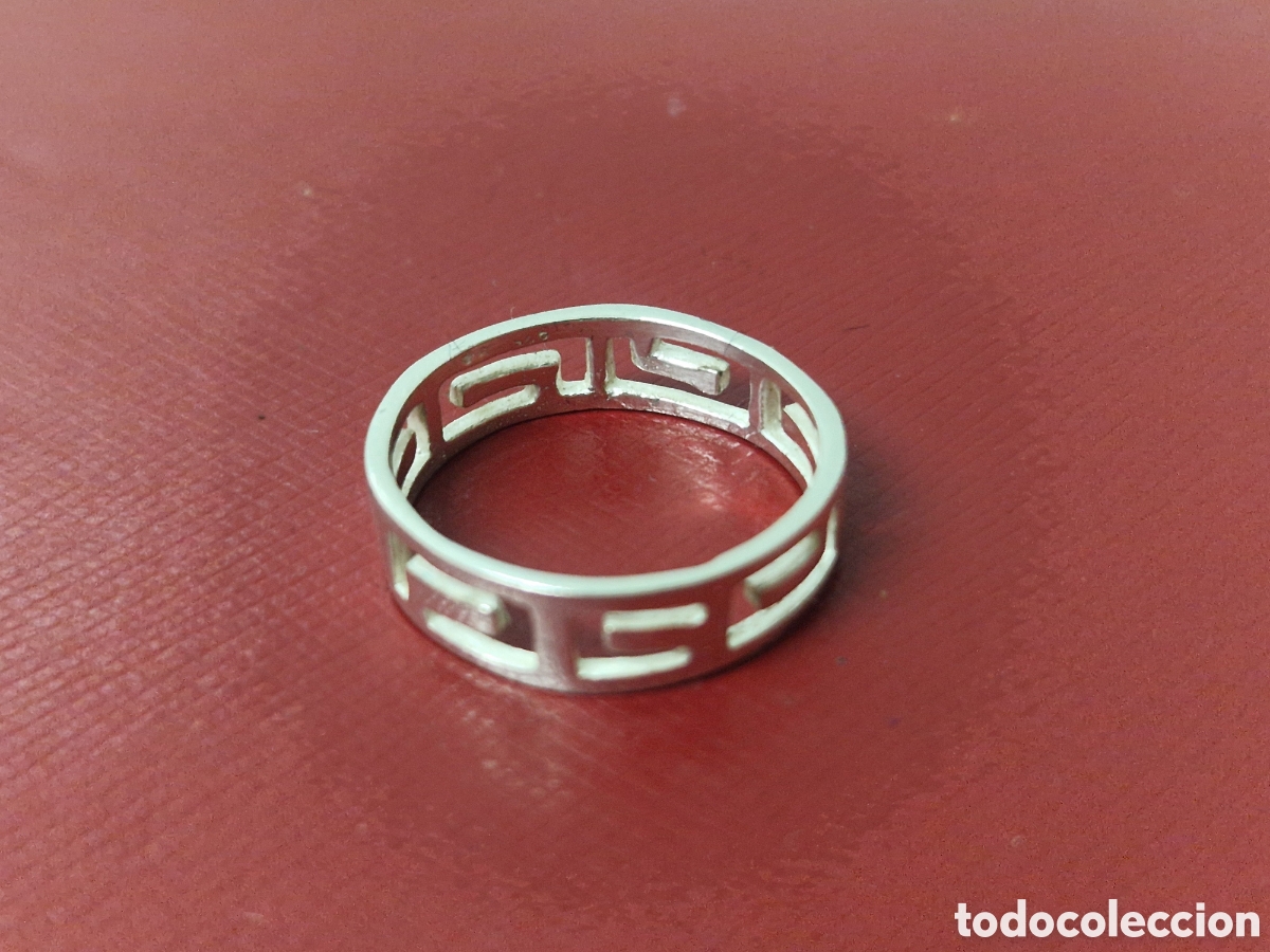 Joyeria: ANILLO DE PLATACDE LEY FORMA GRECA NUEVO - Foto 3