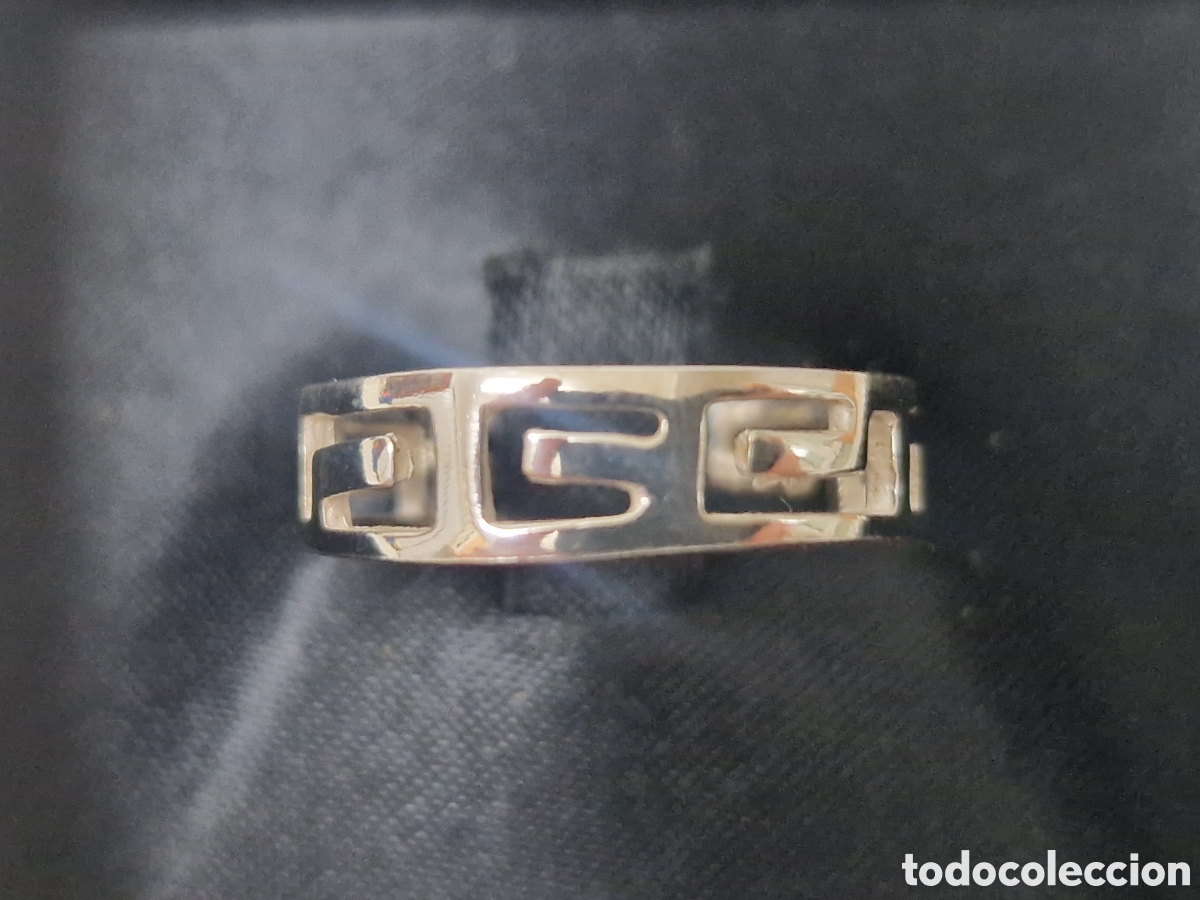 Joyeria: ANILLO DE PLATACDE LEY FORMA GRECA NUEVO - Foto 4
