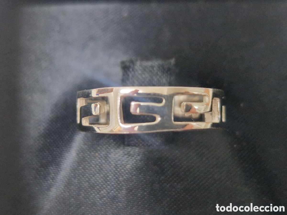 Joyeria: ANILLO DE PLATACDE LEY FORMA GRECA NUEVO - Foto 1
