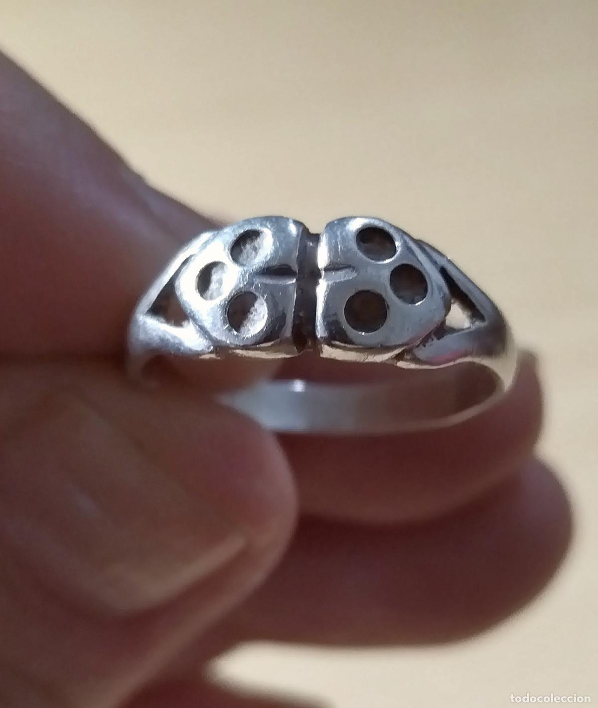 Joyeria: Anillo de plata de ley, contrastada. - Foto 4