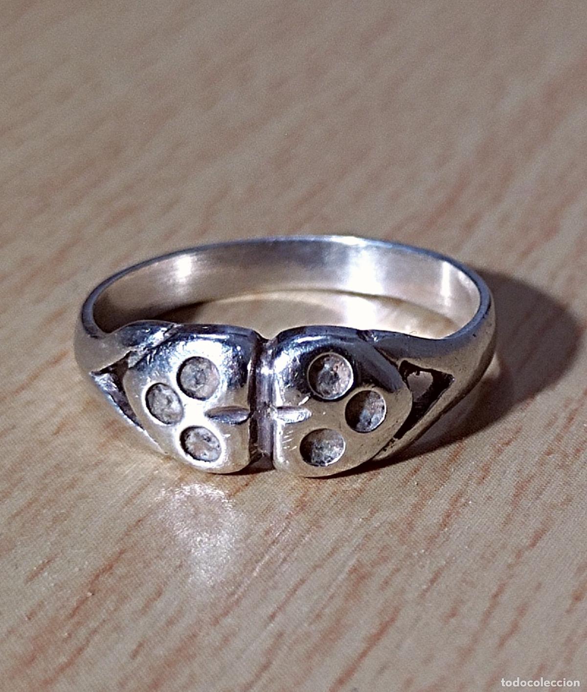 Joyeria: Anillo de plata de ley, contrastada. - Foto 1