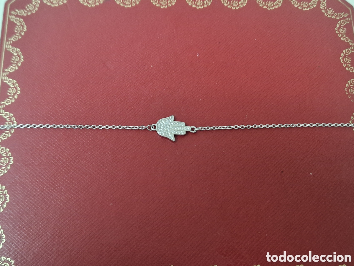 Joyeria: PULSERA DE PLATA Y CIRCONITAS MANO - Foto 4