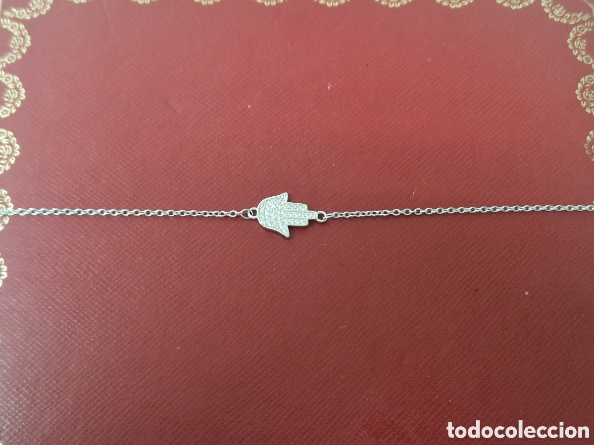 Joyeria: PULSERA DE PLATA Y CIRCONITAS MANO - Foto 5