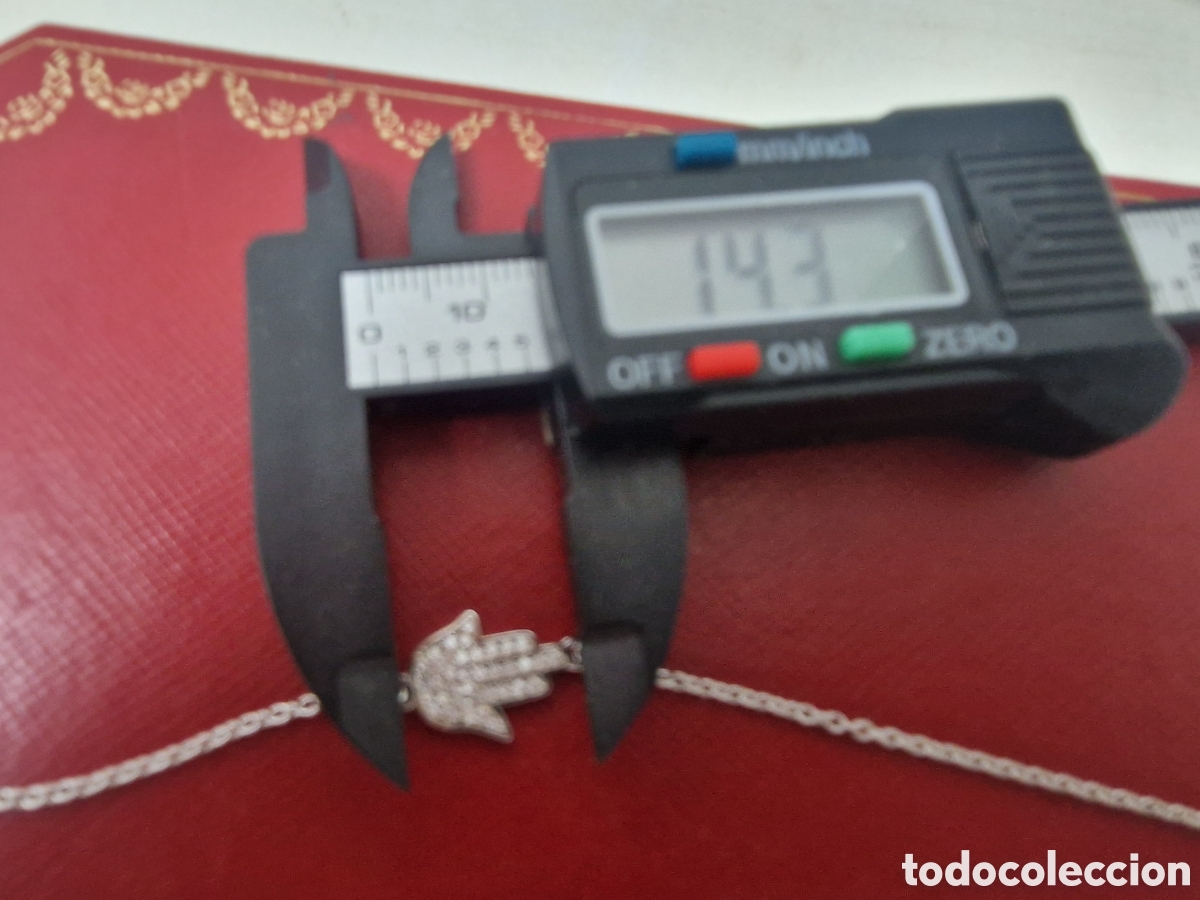 Joyeria: PULSERA DE PLATA Y CIRCONITAS MANO - Foto 6