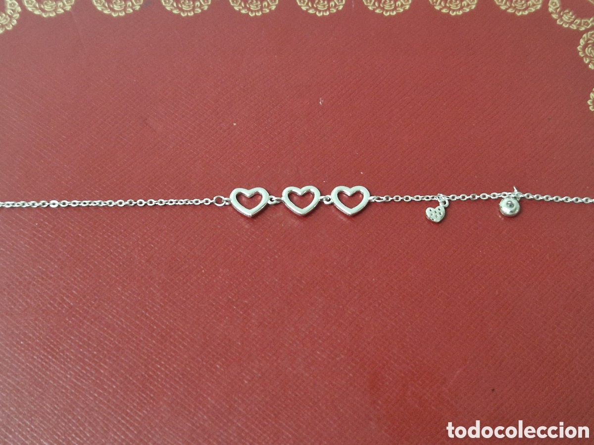 Joyeria: PULSERA DE PLATA EN FORMA DE CORAZONES - Foto 10