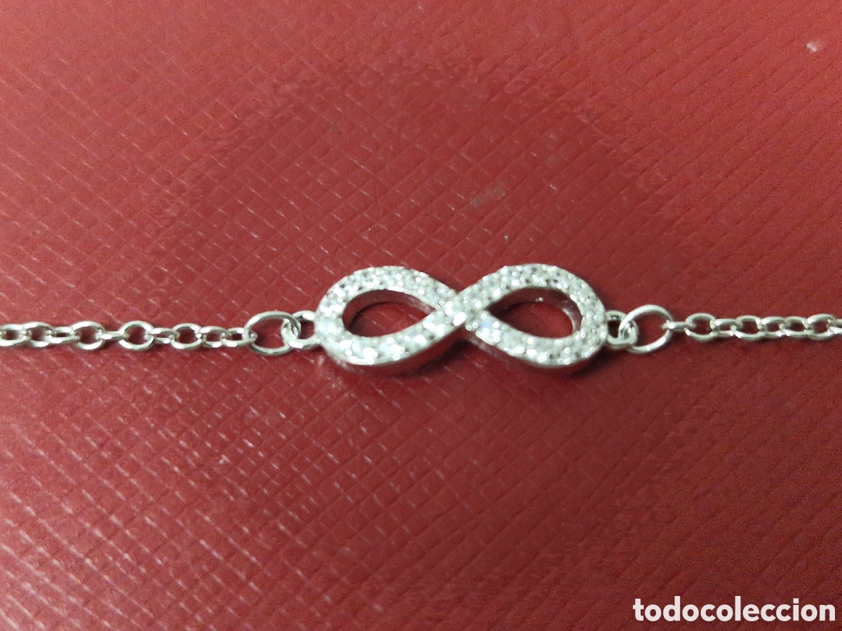 Joyeria: PULSERA DE PLATA Y CIRCONITAS NUEVA - Foto 2