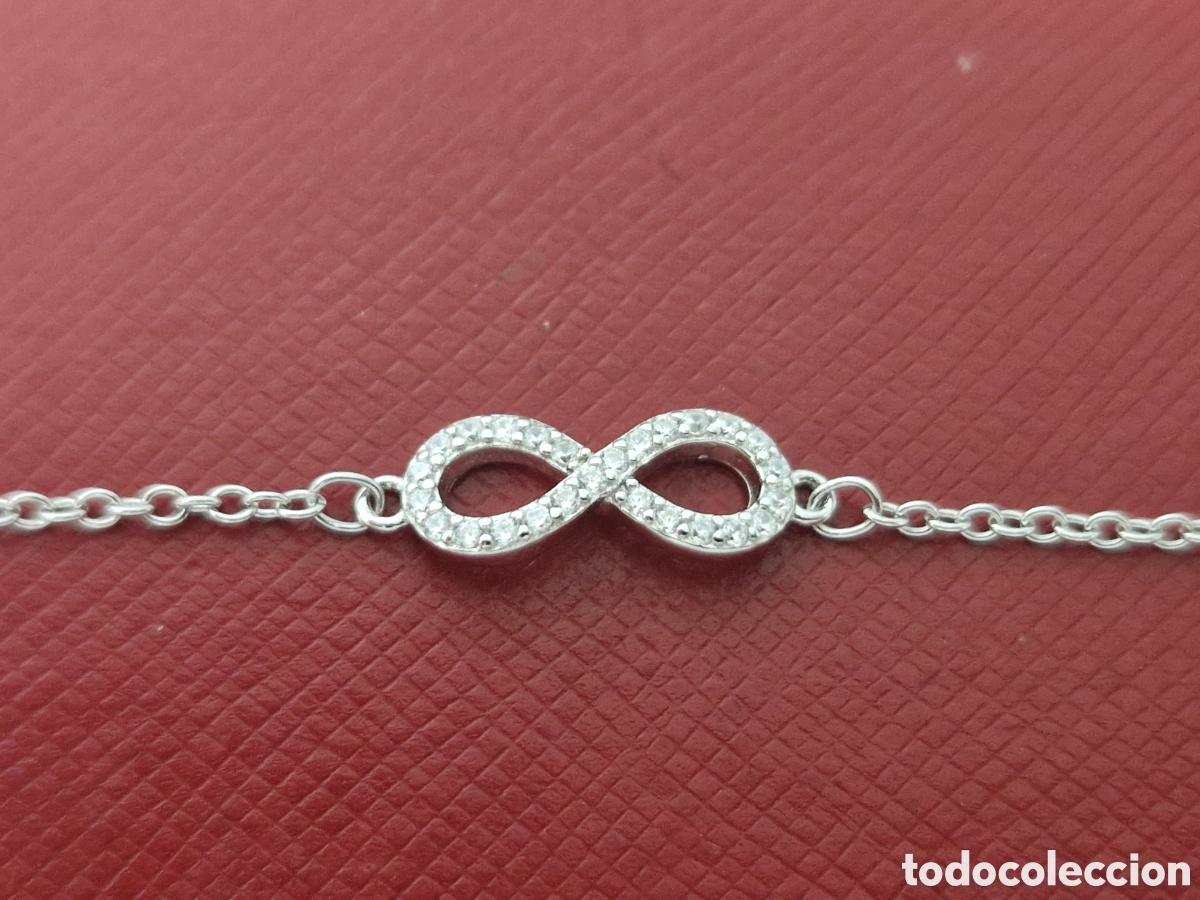 Joyeria: PULSERA DE PLATA Y CIRCONITAS NUEVA - Foto 4