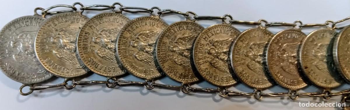 Joyeria: Pulsera en plata de un peso y centavos mexicanos REF-1100 - Foto 3