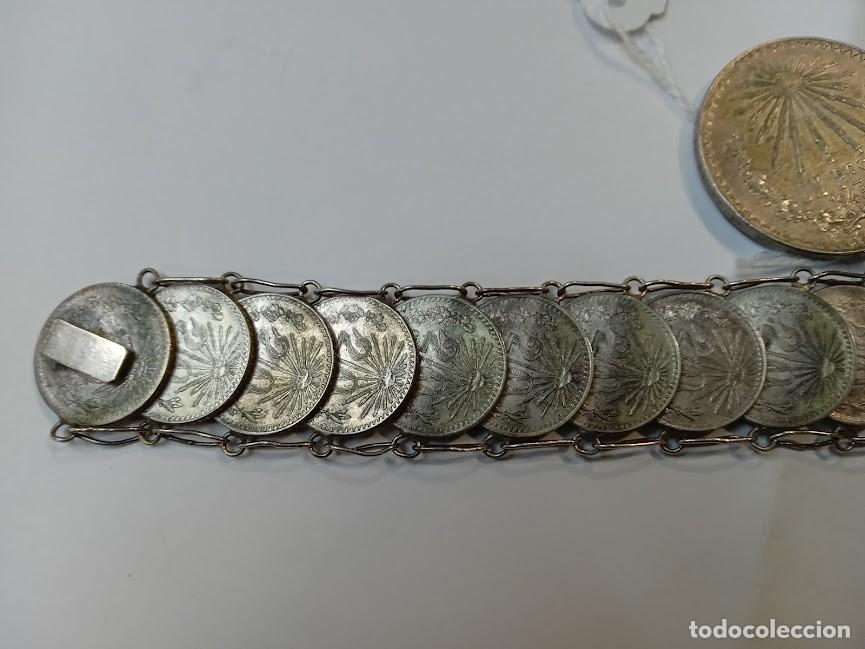 Joyeria: Pulsera en plata de un peso y centavos mexicanos REF-1100 - Foto 6
