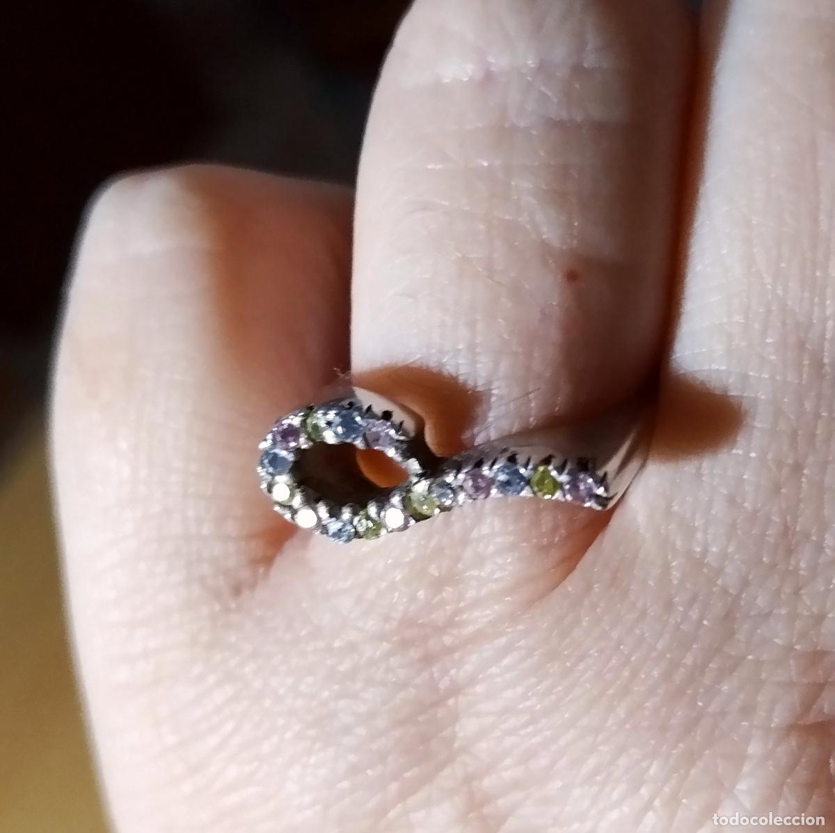 Joyeria: Anillo de plata de ley contrastada, con circonitas. - Foto 4